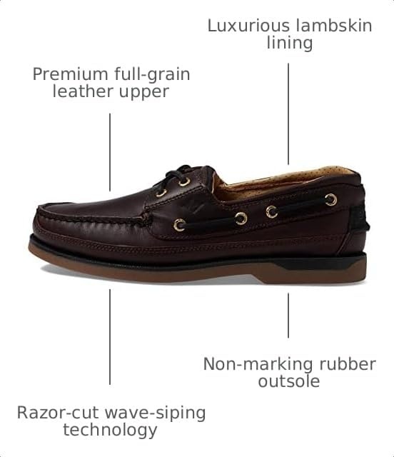 image:imageSperry Mens Mako 2Eye LoafersDark Brown