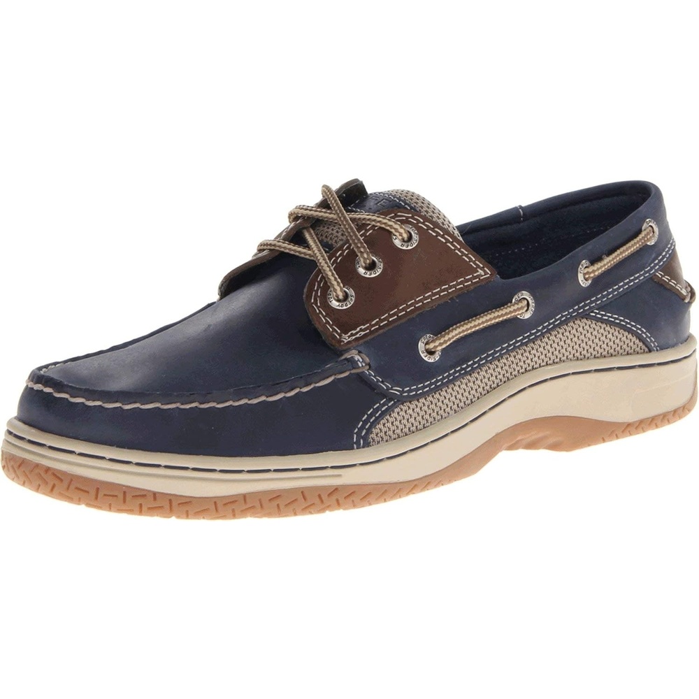 image:imageSperry Mens Billfish 3Eye Leather Boat ShoeNavyBrown