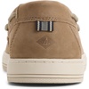 Sperry Mens Como Moc Leather Boat Shoe(Taupe)