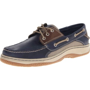 Sperry Men’s Billfish™ 3-Eye Leather Boat Shoe(Navy/Brown)