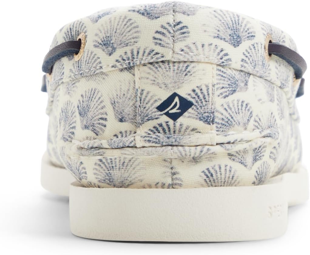 image:imageSperry Womens Authentic Original 2 Eye Lite Canvas Boat ShoeSeashell Print