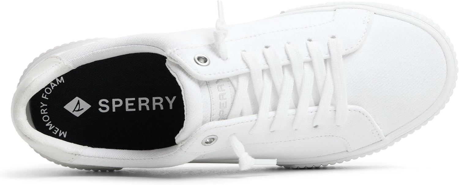 image:imageSperry Womens Bermuda Platform SneakerWhite Canvas