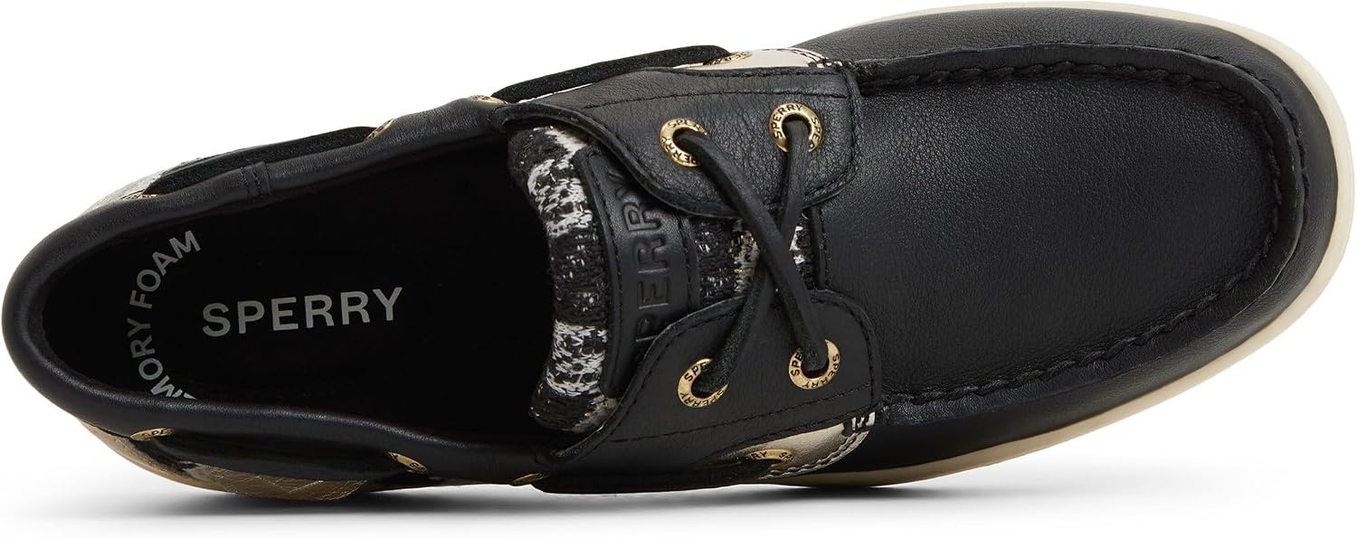 image:imageSperry Womens Bluefish Leather Boat ShoeBlack