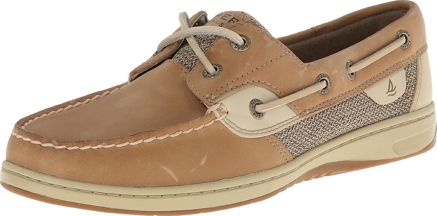 image:imageSperry Womens Bluefish Leather Boat ShoeLinenOat