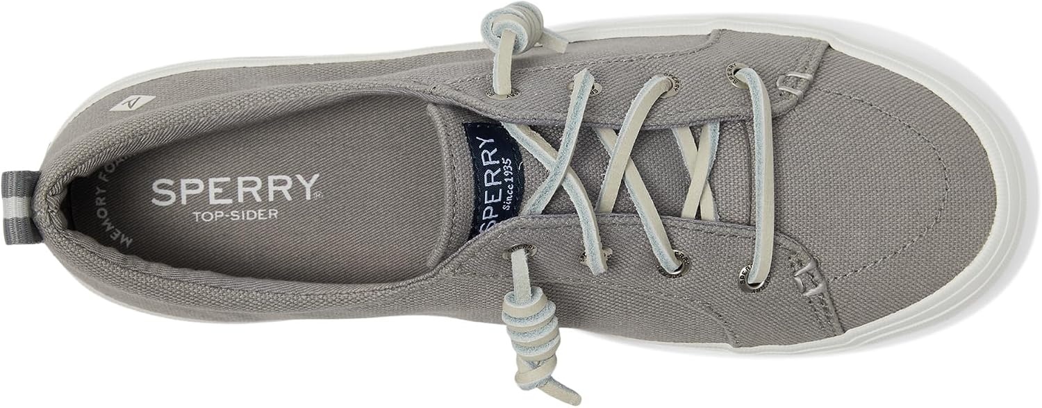 image:imageSperry Womens Crest Vibe Canvas SneakerLinen Grey