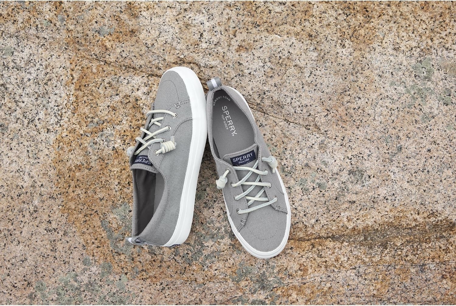 image:imageSperry Womens Crest Vibe Canvas SneakerLinen Grey