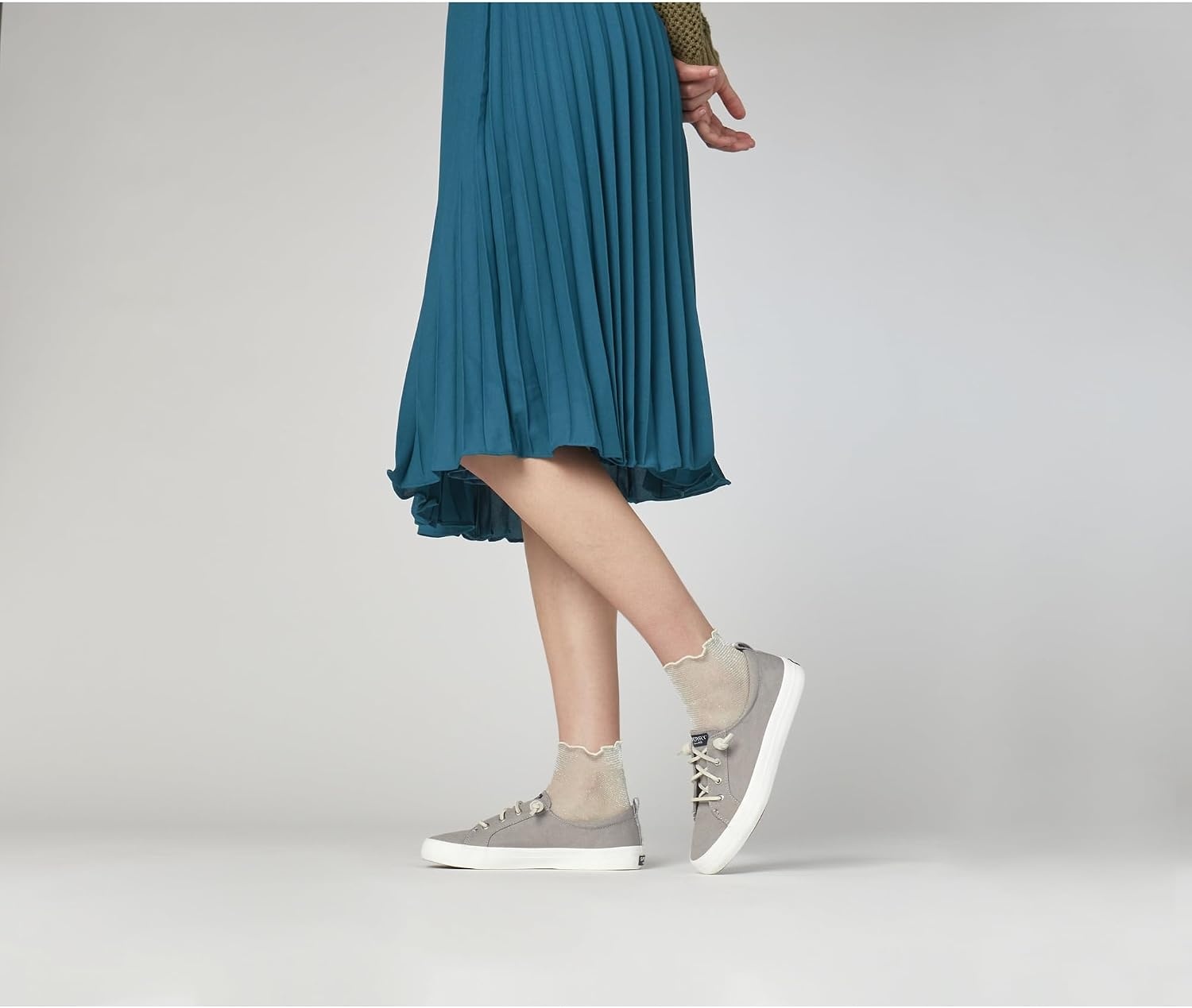 image:imageSperry Womens Crest Vibe Canvas SneakerLinen Grey