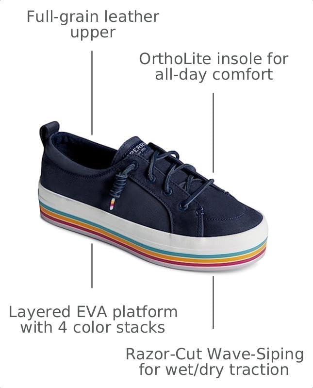 image:imageSperry Womens Crest Vibe Platform SneakerNavy Blue