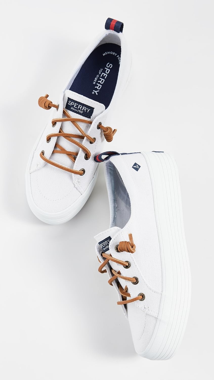 image:imageSperry Womens Crest Vibe Platform SneakerWhite Canvas