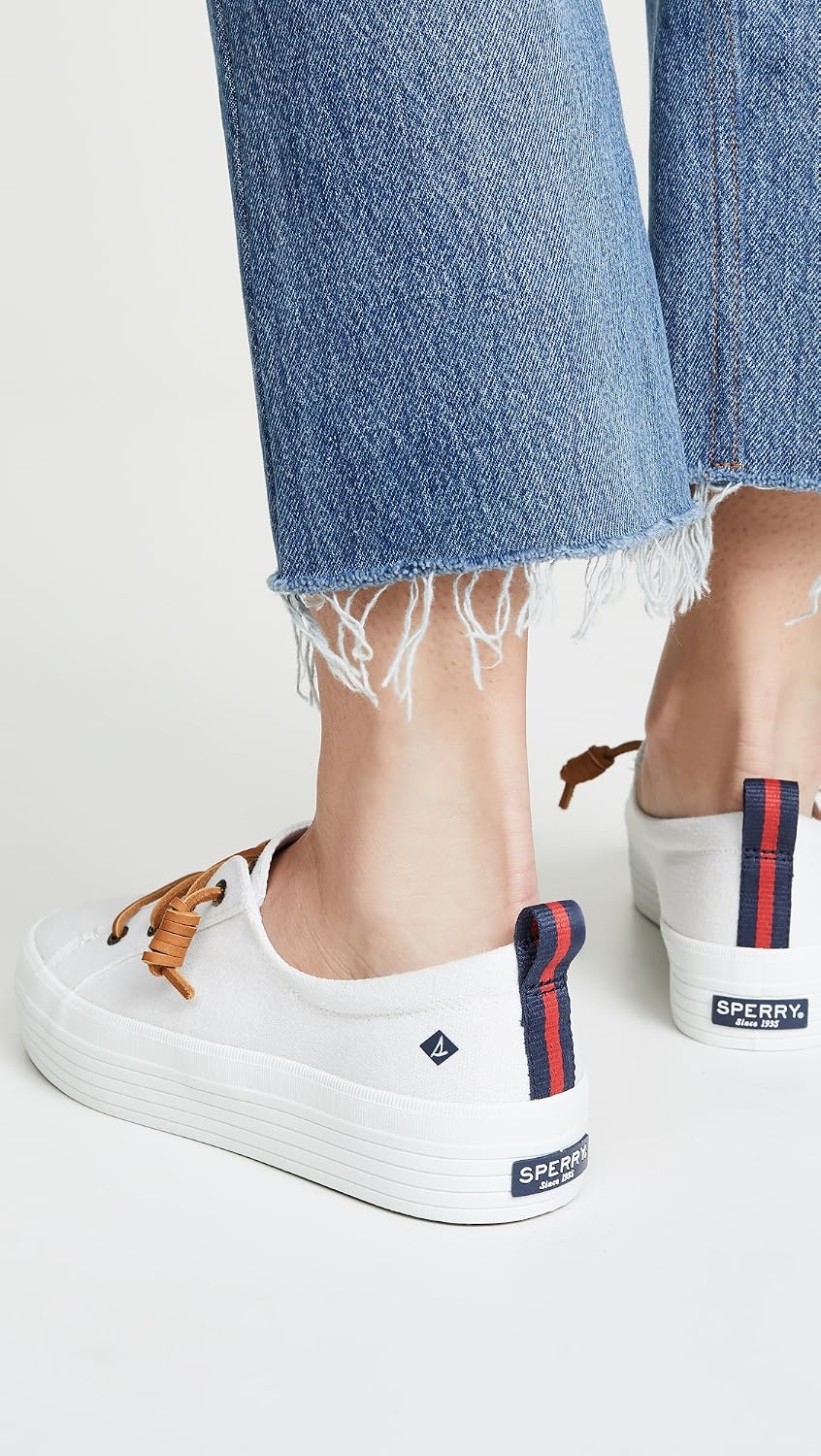 image:imageSperry Womens Crest Vibe Platform SneakerWhite Canvas