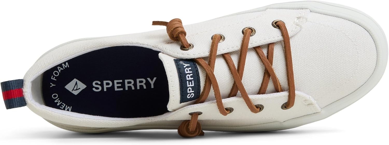 image:imageSperry Womens Crest Vibe Platform SneakerWoven White