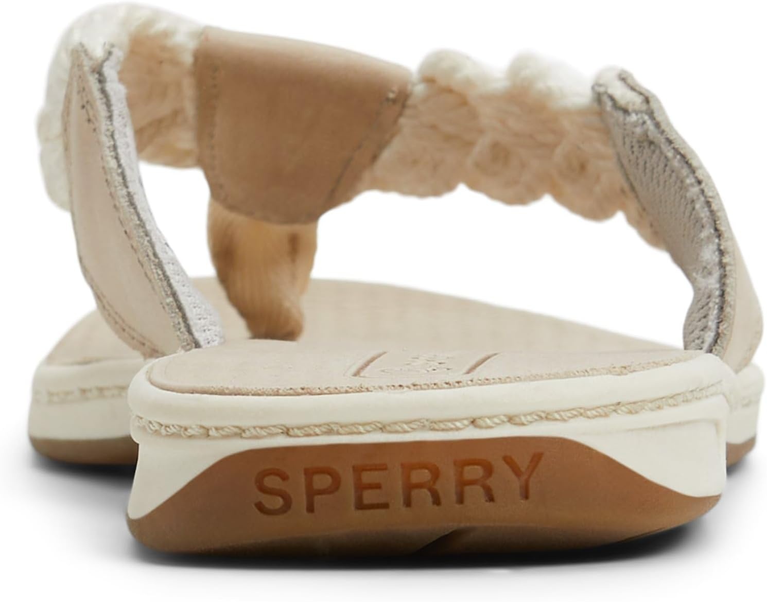 image:imageSperry Womens Parrotfish Braided Flip Flop SandalBeige