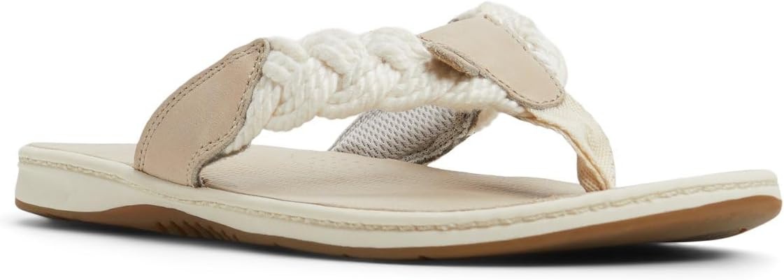 image:imageSperry Womens Parrotfish Braided Flip Flop SandalBone