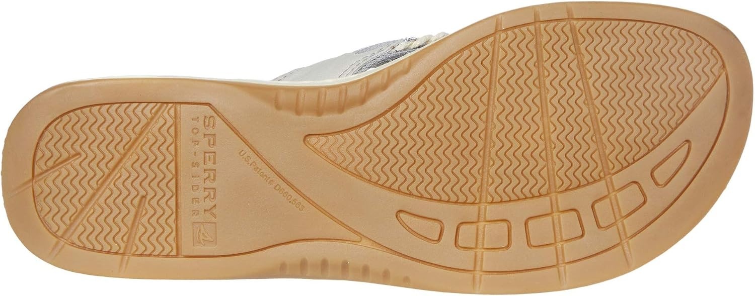 image:imageSperry Womens Parrotfish Braided Flip Flop SandalGreySilver