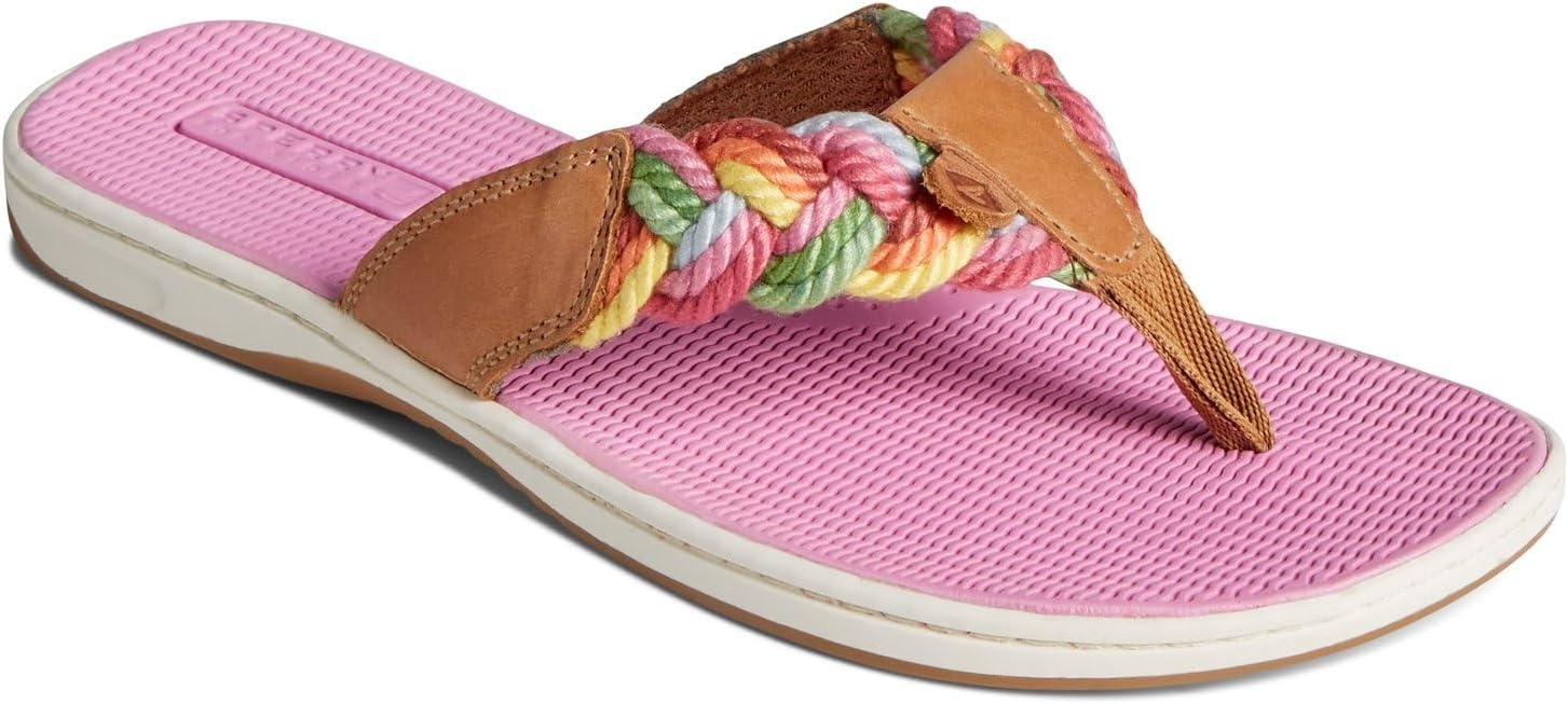 image:imageSperry Womens Parrotfish Braided Flip Flop SandalMulticolor
