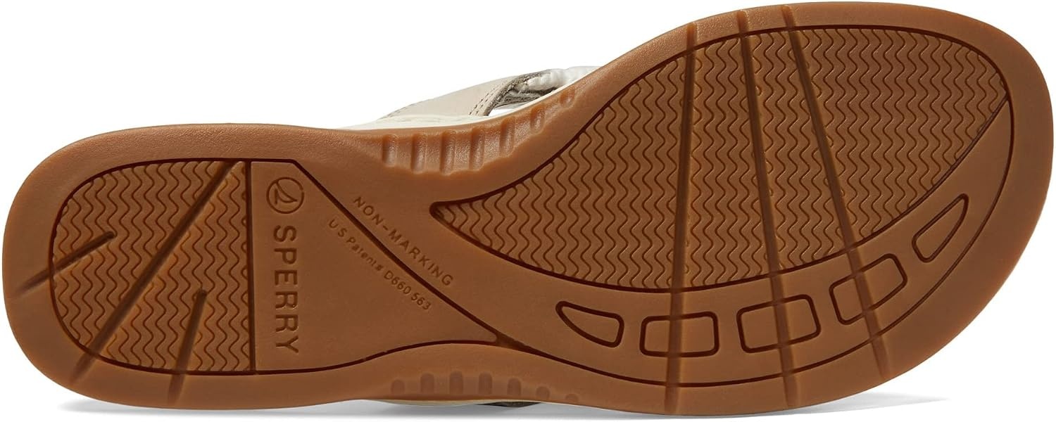 image:imageSperry Womens Parrotfish Braided Flip Flop SandalOffwhite