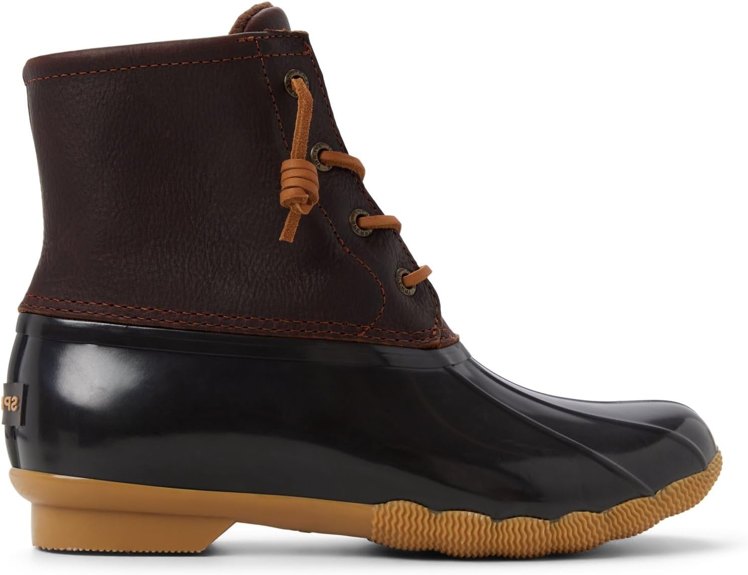 image:imageSperry Womens Saltwater Duck BootDark BrownTan