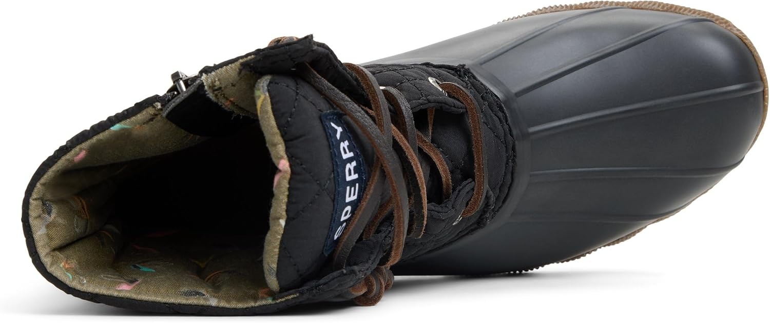 image:imageSperry Womens Saltwater Duck BootQuilted Black