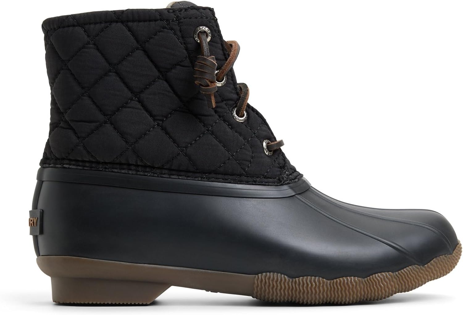 image:imageSperry Womens Saltwater Duck BootQuilted Black
