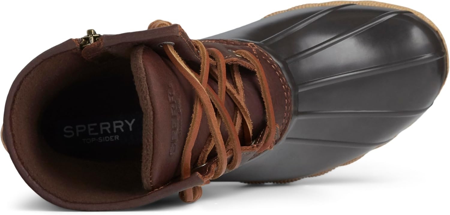 image:imageSperry Womens Saltwater Duck BootTanDk Brown