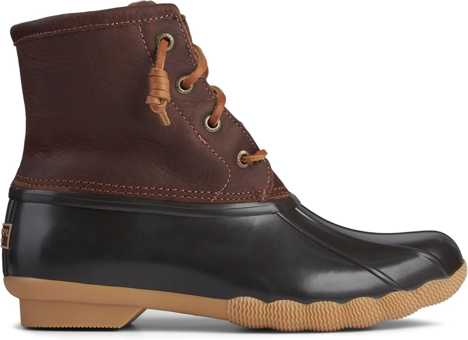 image:imageSperry Womens Saltwater Duck BootTanDk Brown