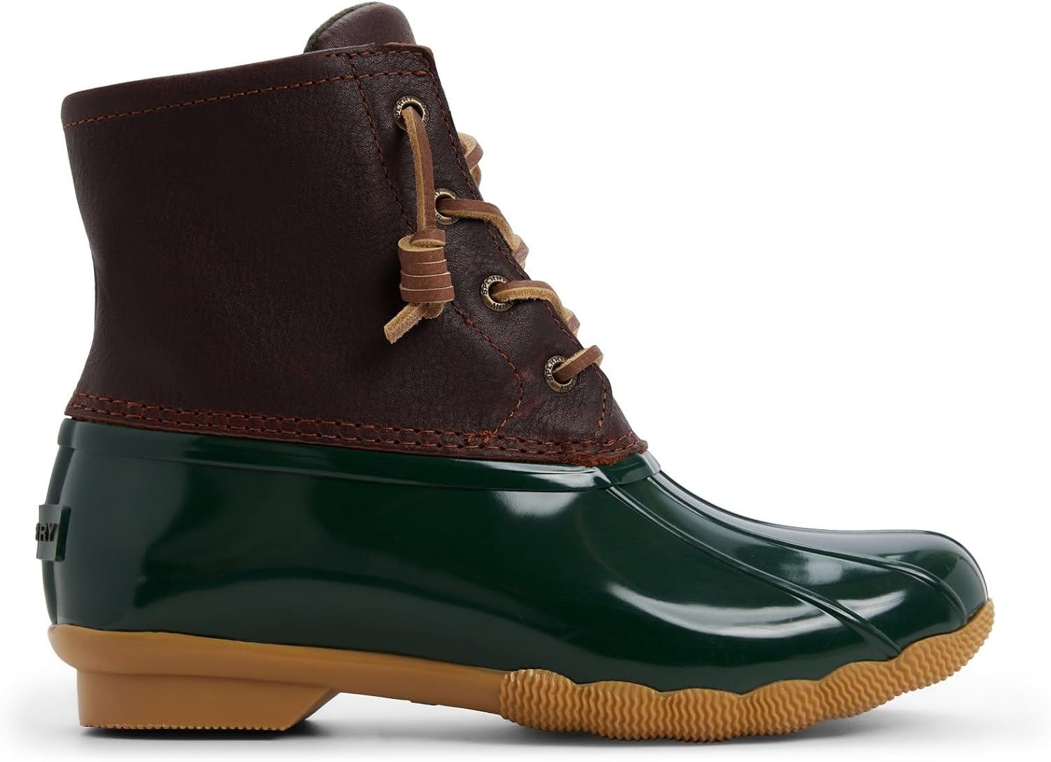 image:imageSperry Womens Saltwater Duck BootTanGreen