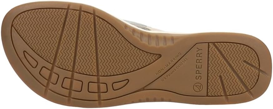 image:imageSperry Womens Seafish Leather Flip Flop SandalPlatinum