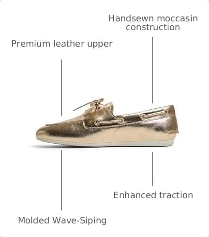 image:imageSperry Womens Slimboat Leather Boat ShoeGold
