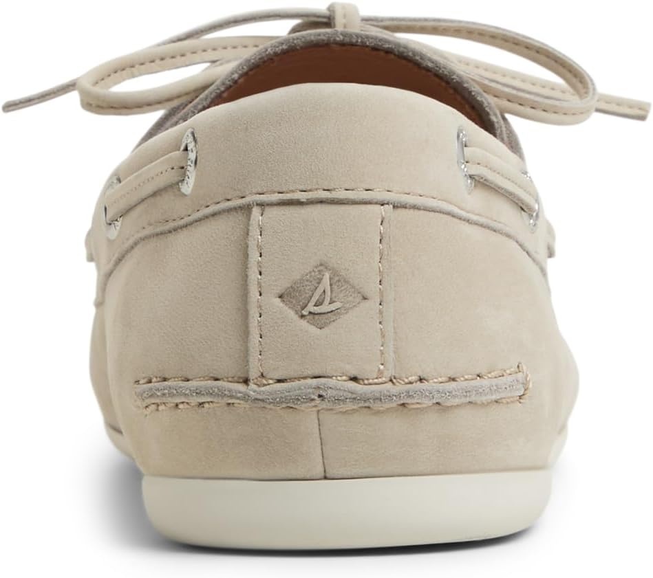 image:imageSperry Womens Slimboat Leather Boat ShoeLight Grey Nubuck