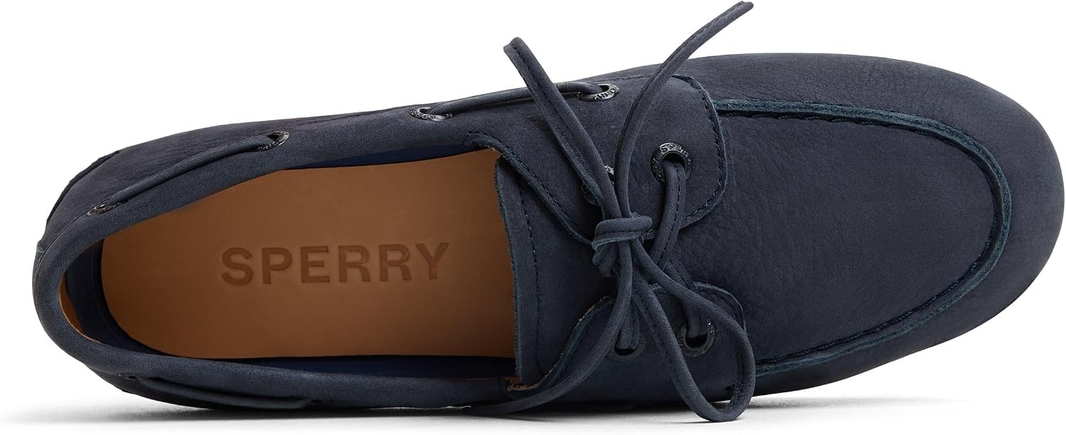 image:imageSperry Womens Slimboat Leather Boat ShoeNavy Nubuck