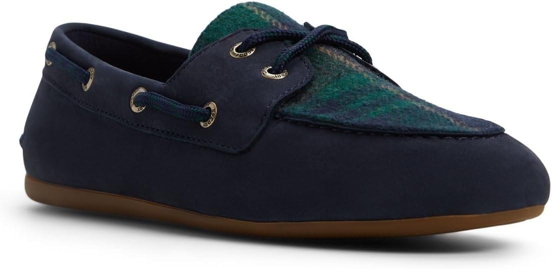 image:imageSperry Womens Slimboat Leather Boat ShoePlaid Navy