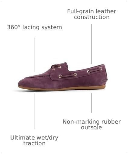 image:imageSperry Womens Slimboat Leather Boat ShoePrune