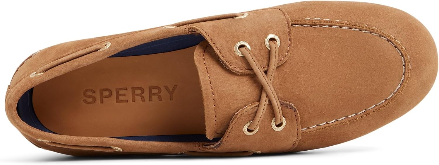 image:imageSperry Womens Slimboat Leather Boat ShoeTan Nubuck