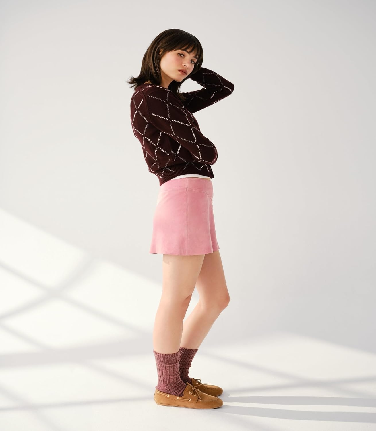 image:imageSperry Womens Slimboat Leather Boat ShoeTan Nubuck