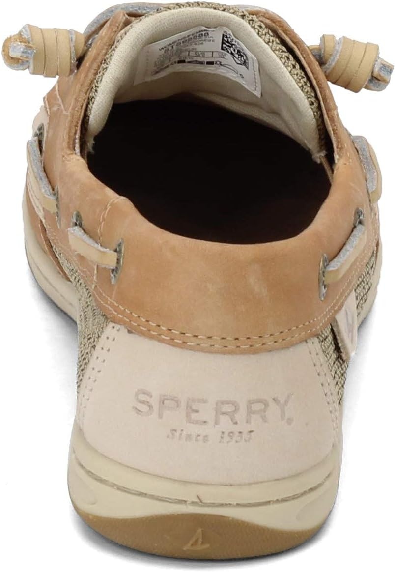 image:imageSperry Womens Songfish 3Eye Leather Boat ShoeLinen Oat