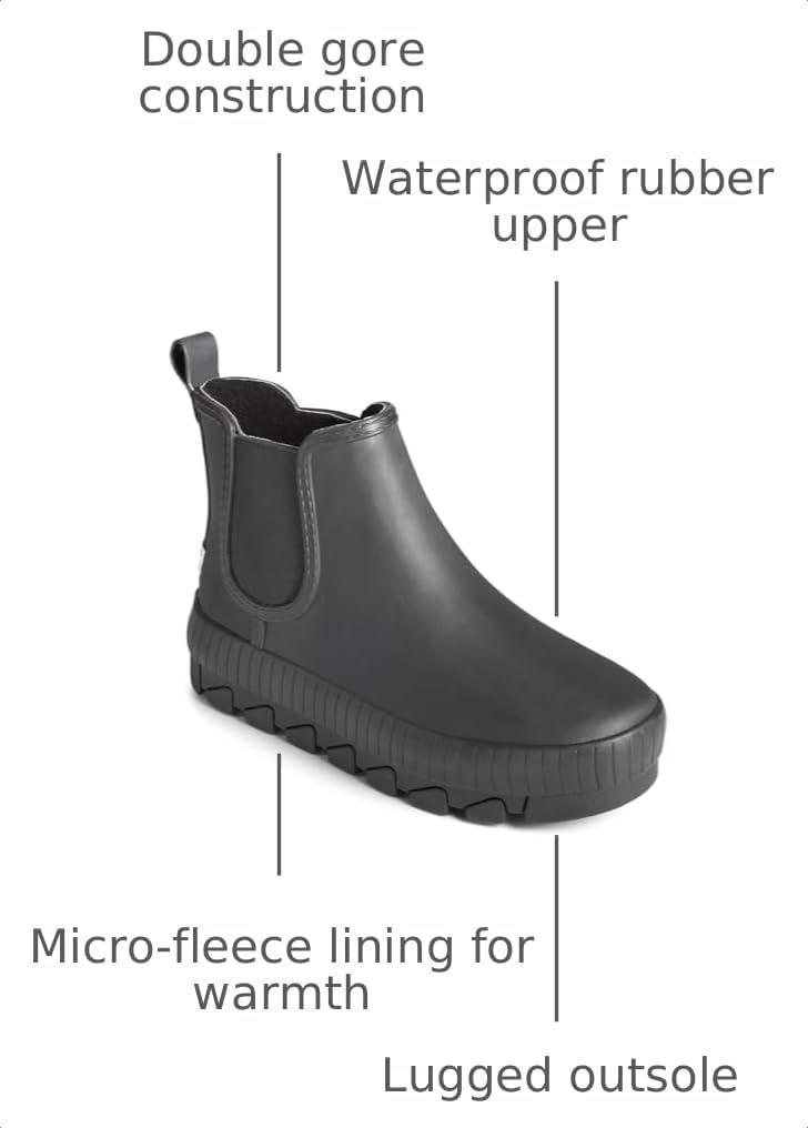 image:imageSperry Womens Torrent Chelsea Rain BootBlackBlack