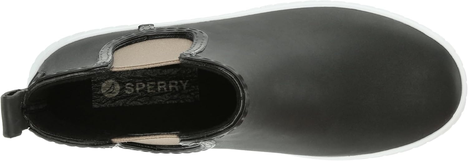 image:imageSperry Womens Torrent Chelsea Rain BootBlackWhite