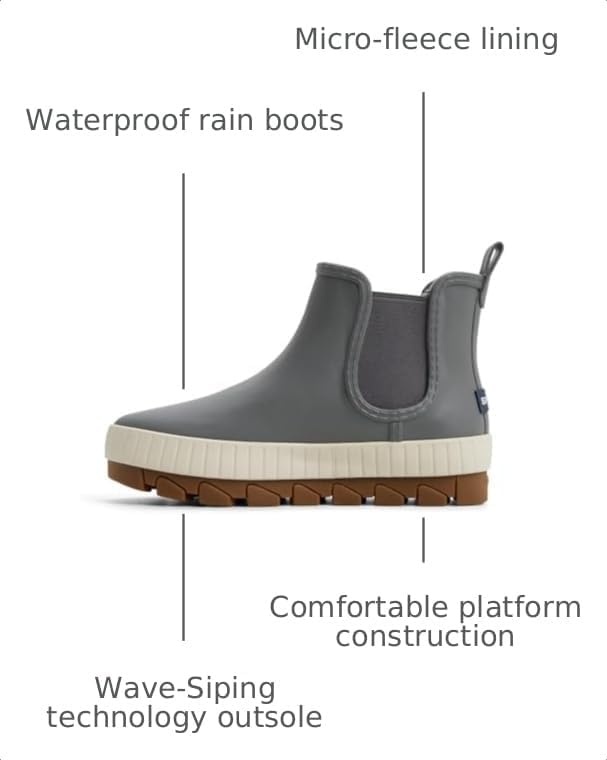 image:imageSperry Womens Torrent Chelsea Rain BootGrey