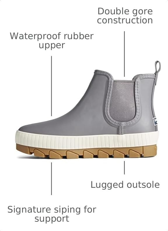 image:imageSperry Womens Torrent Chelsea Rain BootLight Grey