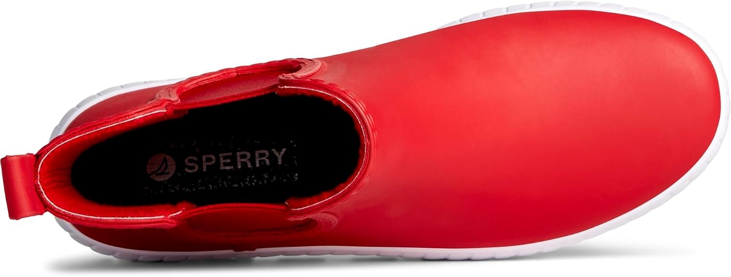 image:imageSperry Womens Torrent Chelsea Rain BootRedWhite