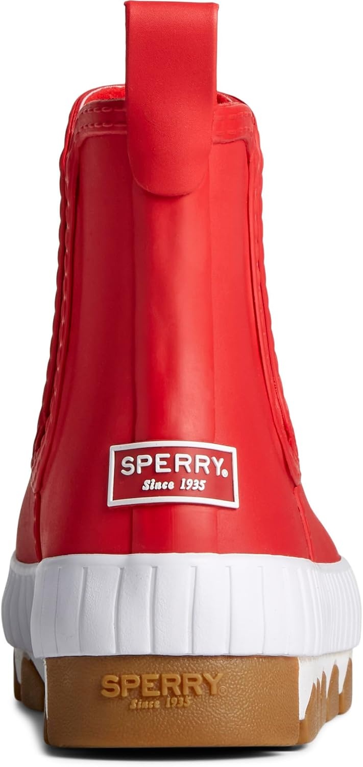 image:imageSperry Womens Torrent Chelsea Rain BootRedWhite
