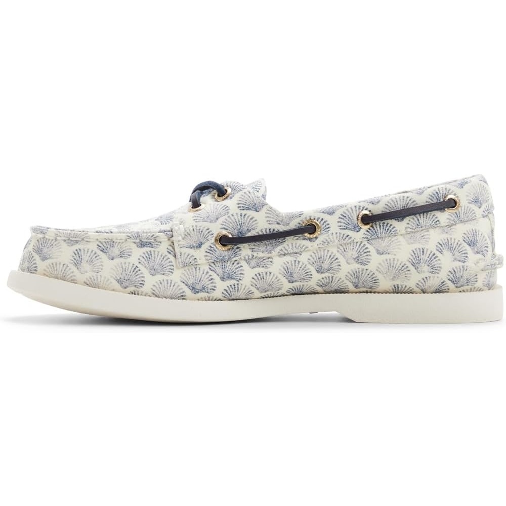 image:imageSperry Womens Authentic Original 2 Eye Lite Canvas Boat ShoeSeashell Print