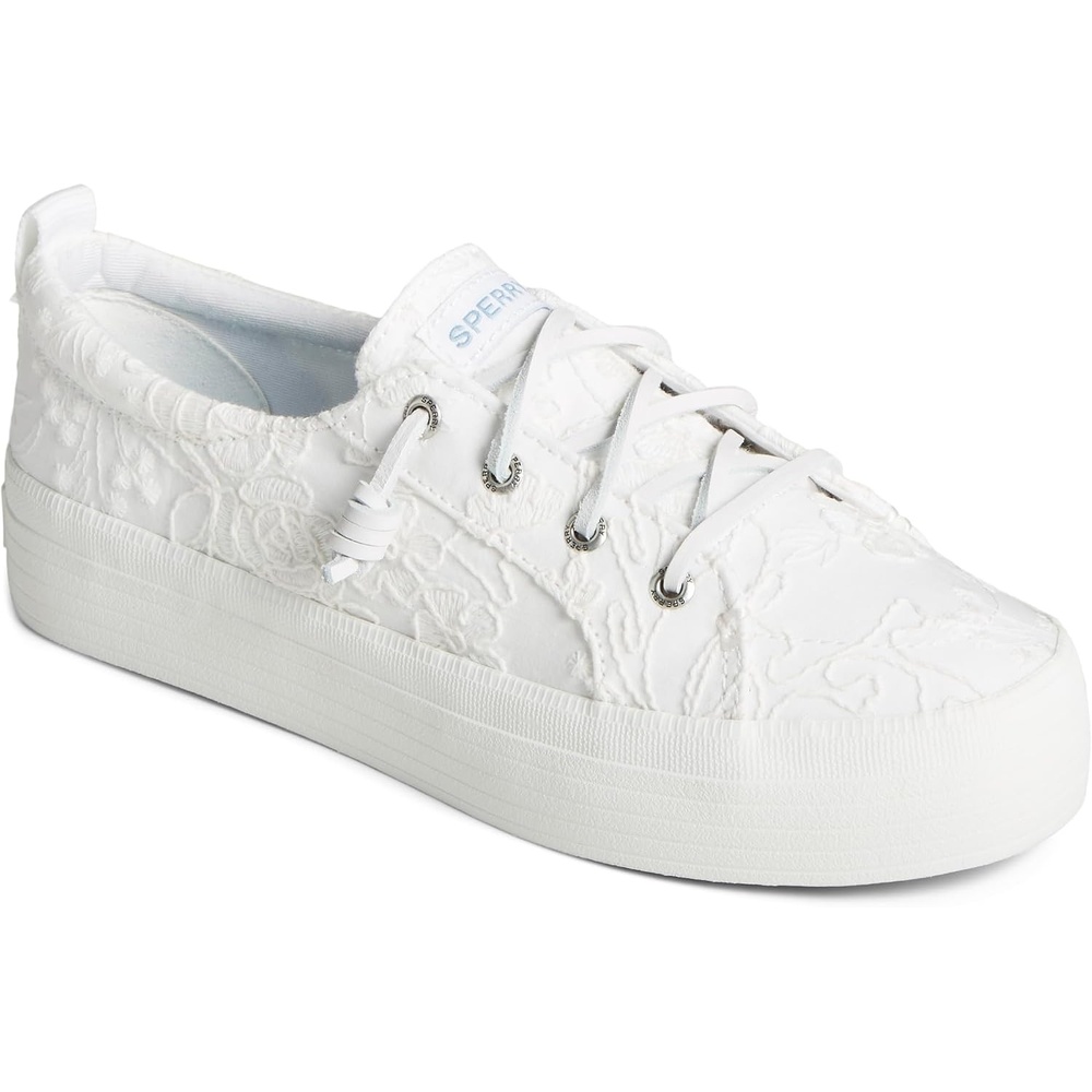 image:imageSperry Womens Crest Vibe Platform SneakerWhite Lace