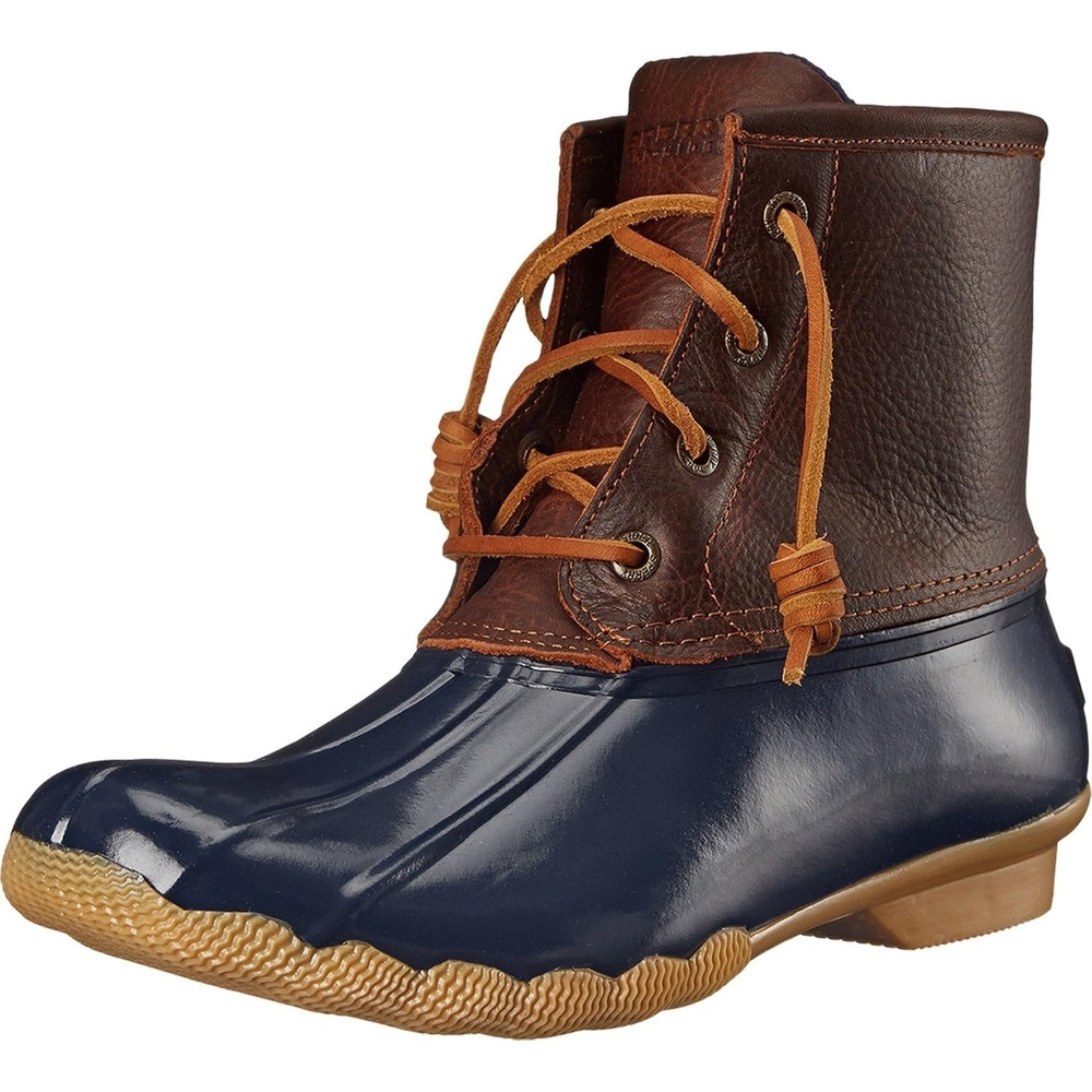image:imageSperry Womens Saltwater Duck BootTanNavy