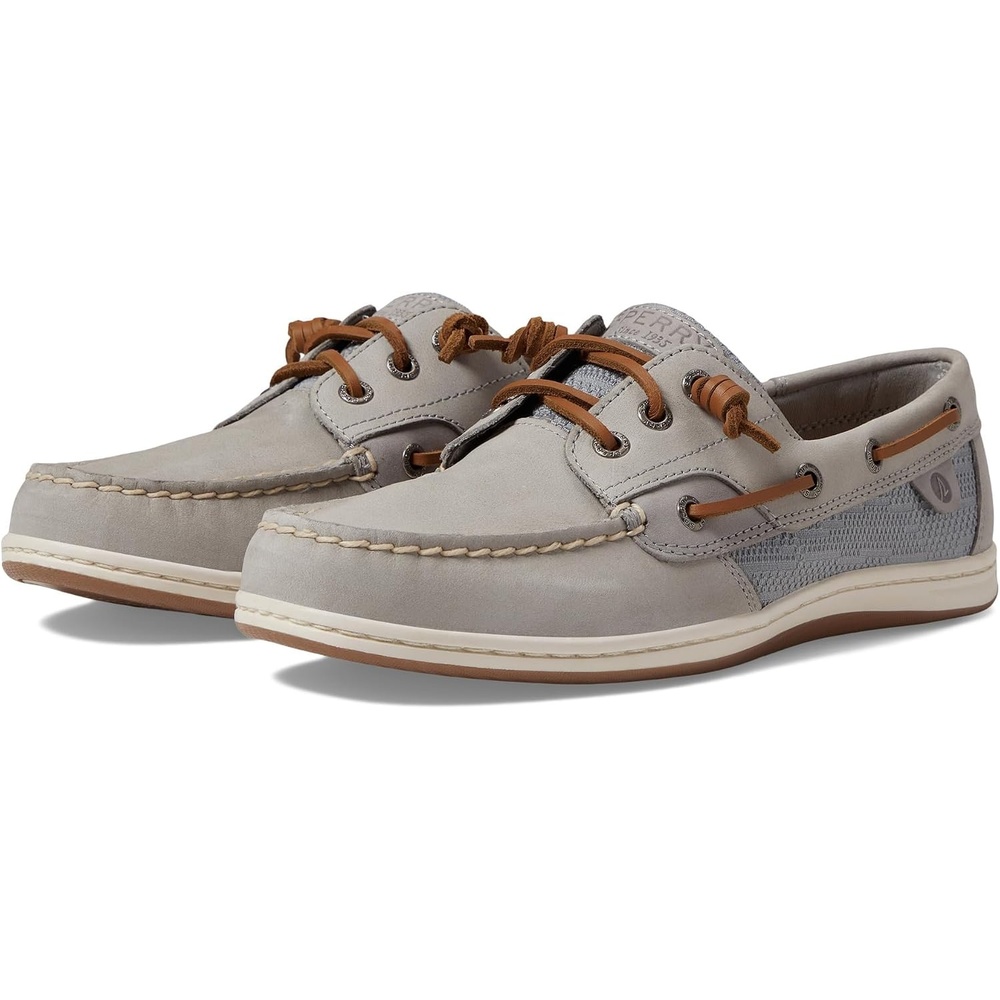 image:imageSperry Womens Songfish 3Eye Leather Boat ShoeGrey Jaq