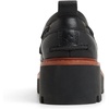 Sperry Womens Authentic Original 2 Eye Leather Lug Boat Shoe(Black)