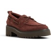 Sperry Womens Authentic Original 2 Eye Leather Lug Boat Shoe(Dark Choco)