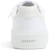 Sperry Women’s Bermuda Platform Sneaker(White Canvas)