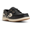 Sperry Women’s Bluefish Leather Boat Shoe(Black)
