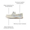 Sperry Women’s Bluefish Leather Boat Shoe(Light/Pastel Blue)